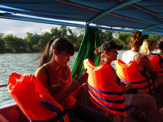 Sie war unser Guide und paßte auf das nichts schief läuft 