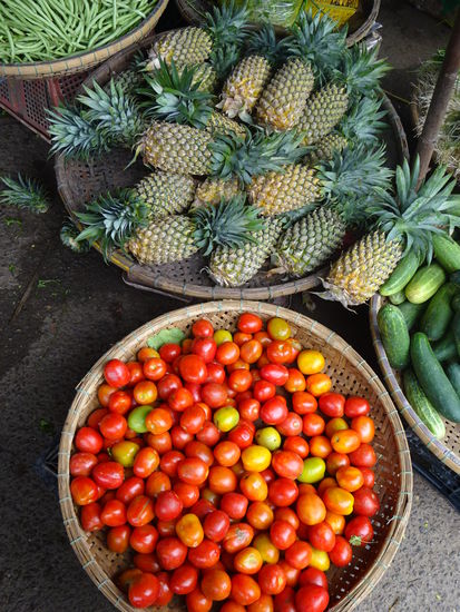 Unterwegs auf dem alten Markt von Hue