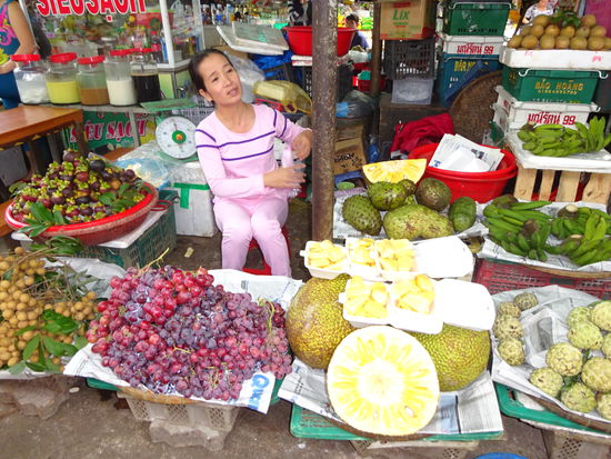 Unterwegs auf dem alten Markt von Hue
