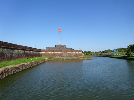 Auf dem Weg zur Zitadelle von Hue