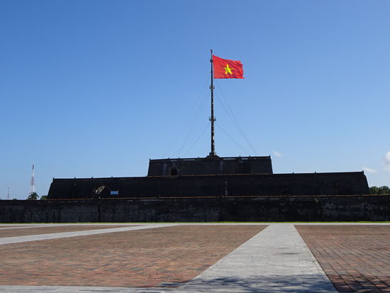 Auf dem Weg zur Zitadelle von Hue