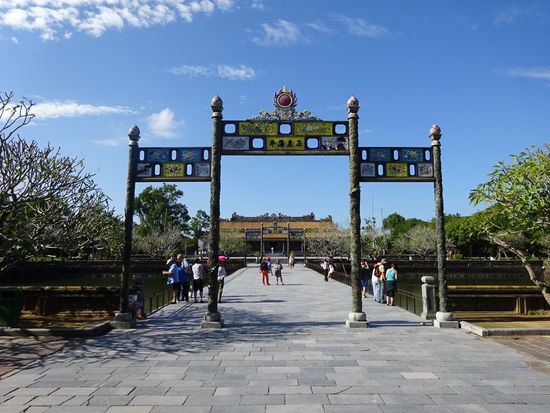 Blick auf die Halle der höchsten Harmonie ( Thai Hoa Palast )