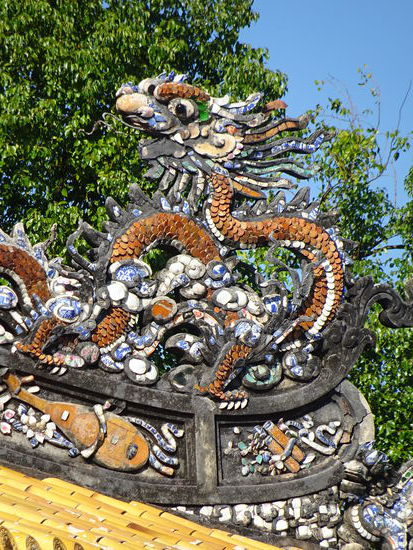 Unterwegs in der Zitadelle von Hue