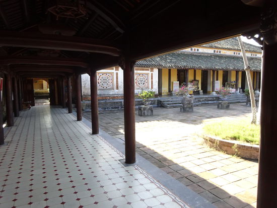 Unterwegs in der Zitadelle von Hue