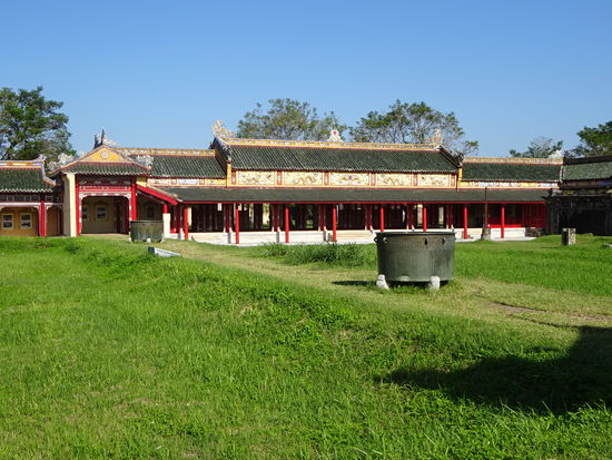 Unterwegs in der Zitadelle von Hue