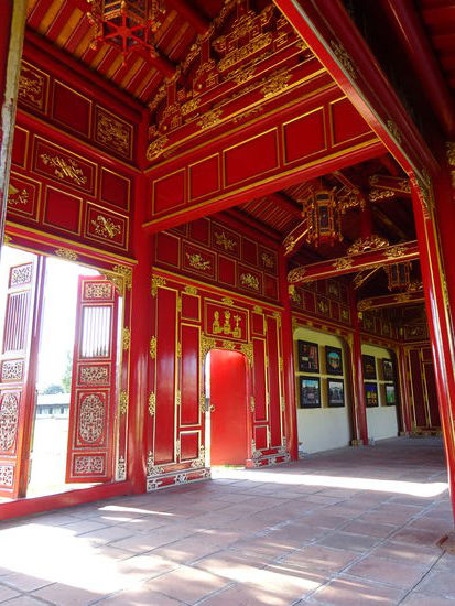 Unterwegs in der Zitadelle von Hue