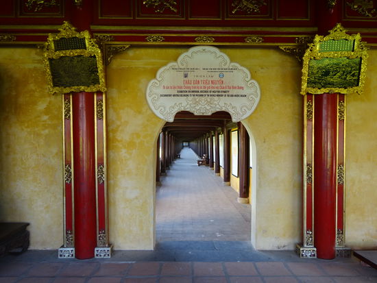 Unterwegs in der Zitadelle von Hue
