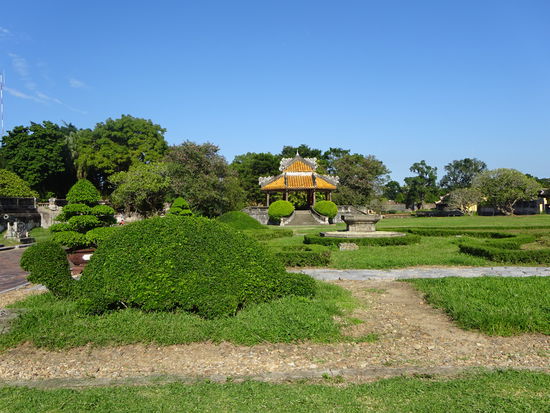Unterwegs in der Zitadelle von Hue