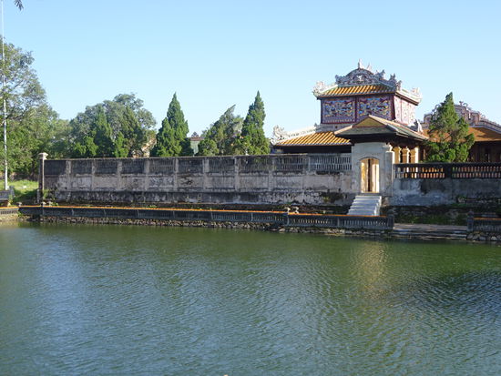 Unterwegs in der Zitadelle von Hue