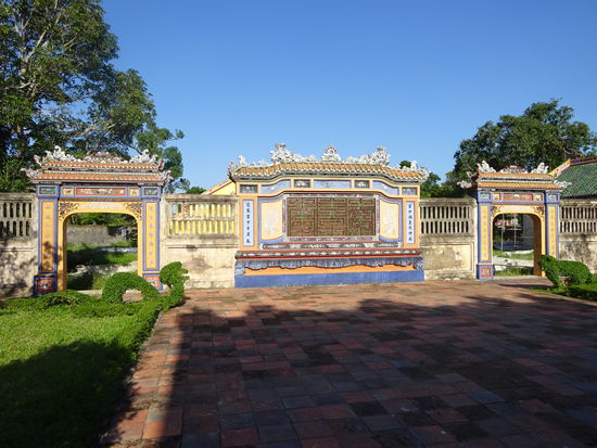 Unterwegs in der Zitadelle von Hue