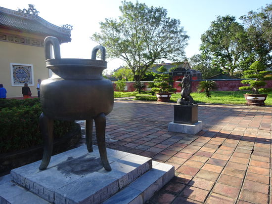 Unterwegs in der Zitadelle von Hue