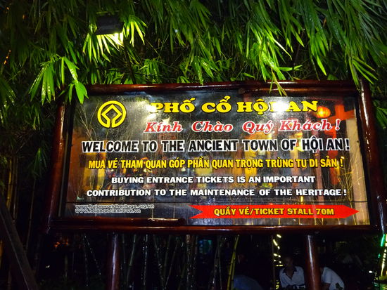 Unesco Welterbe Hoi An am Abend