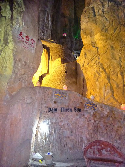 Unterwegs in der Grotte