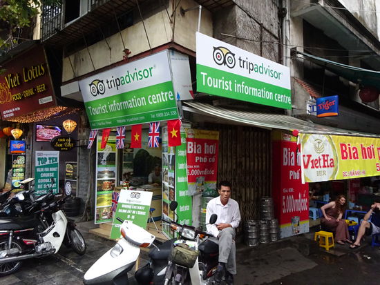 Auch eine Touristeninformation besonders auch für die vielen Rucksacktouristen aus aller Welt darf natürlich nicht fehlen