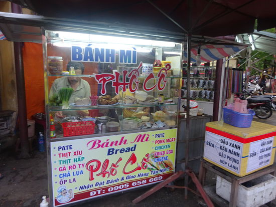 Auch hier gibt es wieder belegte Baguette nach vietnamesischer Art