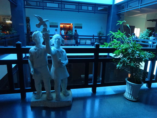 Taube des Friedens im   Kriegsrelikte - Museum in Saigon