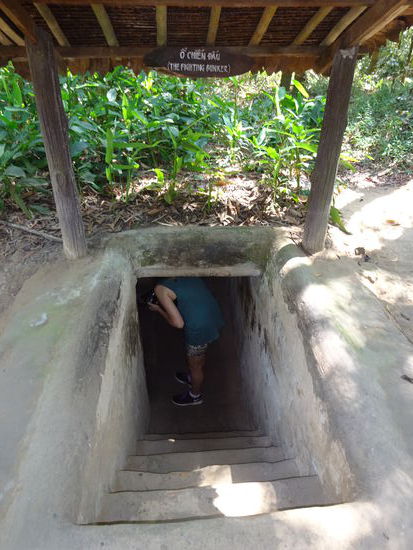 Eingang zu einem der Tunnel