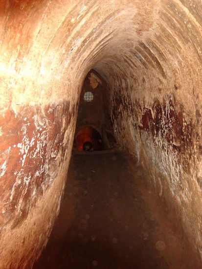 So eng ging es in den Tunneln zu