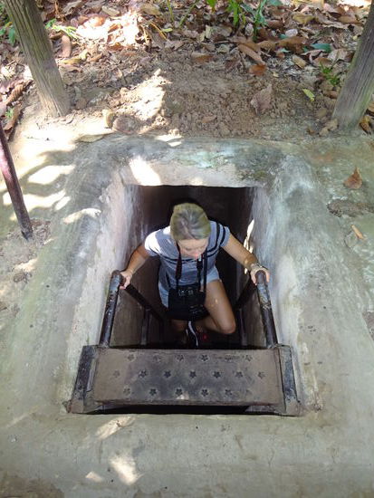 Sie hat es geschaft und war froh wieder am Tageslicht zu sein