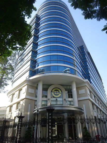 Bankenviertel in Saigon