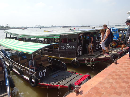 Es ist Zeit um die Boote zu besteigen