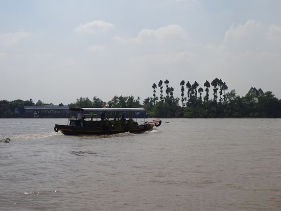 Fahrt mit dem Boot durchs Mekong Delta bei My Tho