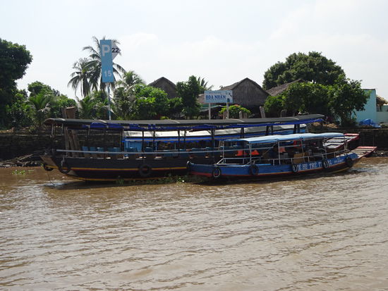 Fahrt mit dem Boot durchs Mekong Delta bei My Tho