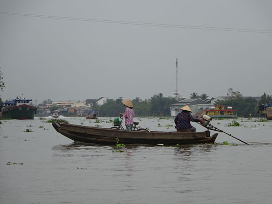 Weiter geht es durch das Mekong Delta bei Can Tho