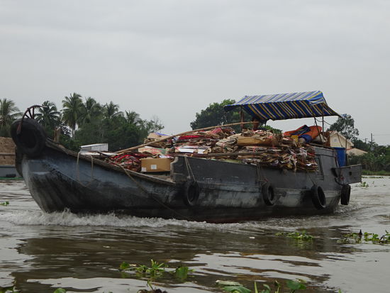 Weiter geht es durch das Mekong Delta bei Can Tho