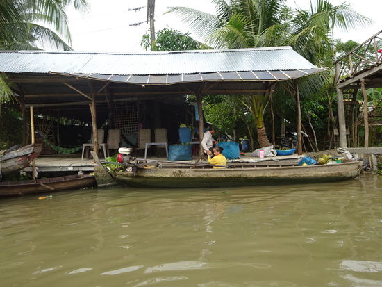 Weiter geht es durch das Mekong Delta bei Can Tho