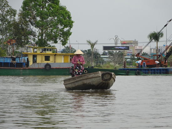 Weiter geht es durch das Mekong Delta bei Can Tho