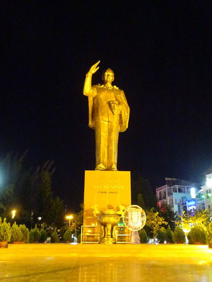 Auch in Can Tho wacht Ho Chi Minh über allen