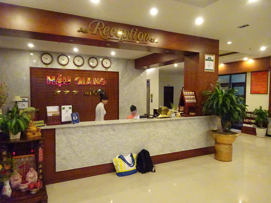 Die sehr netten Damen an der Reception