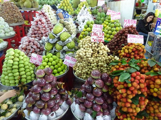 Auch hier leckere Früchte im Angebot