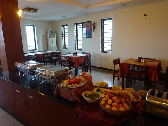 Das Restaurant in der obersten Etage