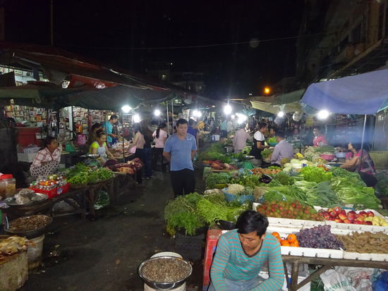 Nachtmarkt von Phnom Penh