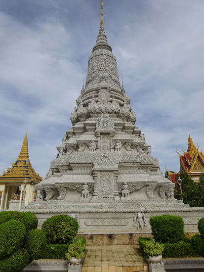 Auf dem Gelände des Königspalastes von Phnom Penh