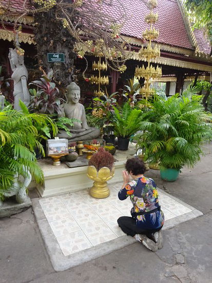 Auf dem Gelände des Königspalastes von Phnom Penh