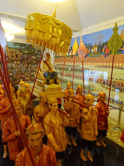 Auf dem Gelände des Königspalastes von Phnom Penh