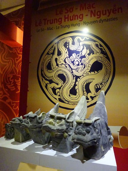 Einige Fundstücke der Zitadelle im angrenzenden Museum