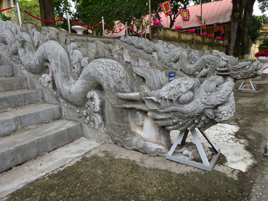 Auf dem Gelände der Zitadelle Thang Long in Hanoi