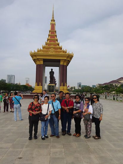 Asiatische Reisegruppe