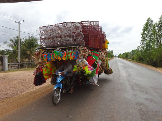 Was alles so auf ein Moped paßt  