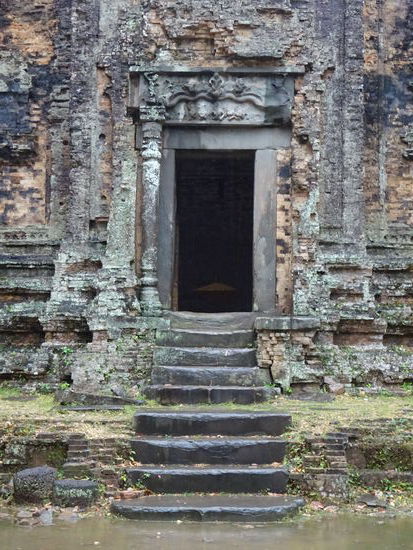 Unten im Foto sieht man wie stark es geregnet hat