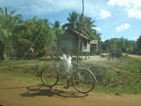 Na ist das Fahrrad nicht etwas zu groß ? 
