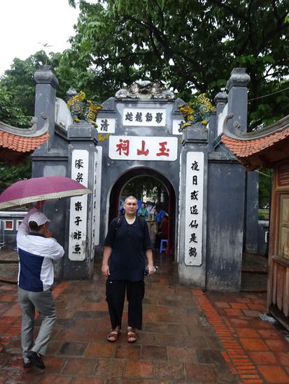 Ich auf dem Weg zum Jadeberg Tempel