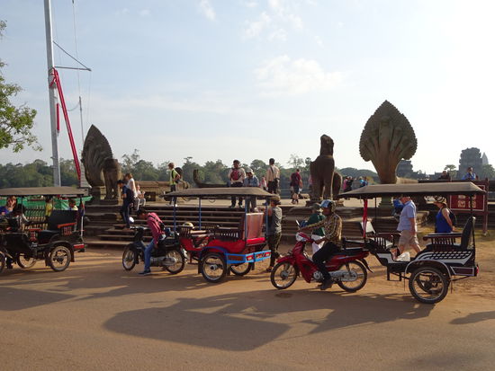 Anfang ist natürlich am berühmten Angkor Wat