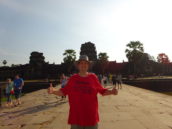 Ich am Angkor Wat