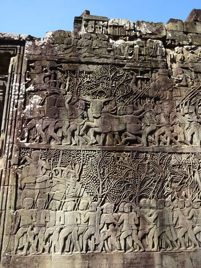 Der Bayon in Angkor aus dem 13. Jh.