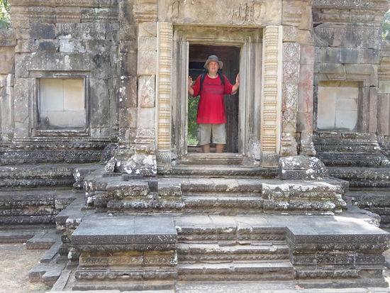 Ich im Chau Say Tempel in Angkor aus dem 12. Jh.